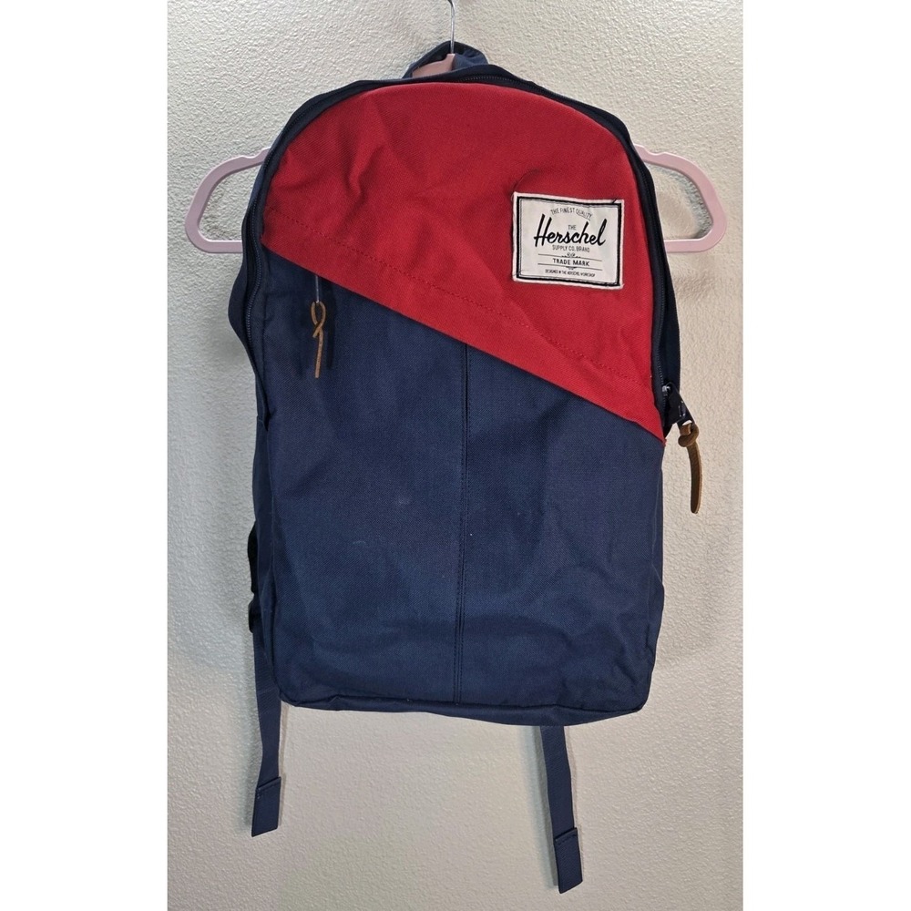 Herschel Supply Co Backpack‎ Navy Red Diagonal Stripe Classic School Laptop Bag